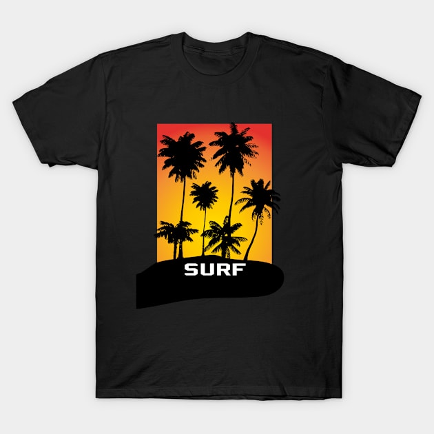 Surfing design australia surfers  love summer hollyday T-Shirt by slagalicastrave